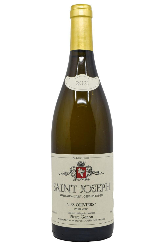 Bottle of Pierre Gonon Saint Joseph Blanc Les Oliviers 2021-White Wine-Flatiron SF