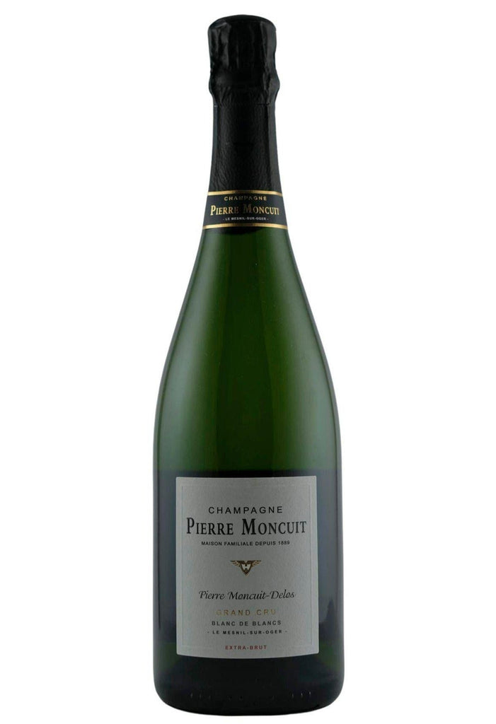Bottle of Pierre Moncuit Champagne Grand Cru Blanc de Blancs Delos NV-Sparkling Wine-Flatiron SF