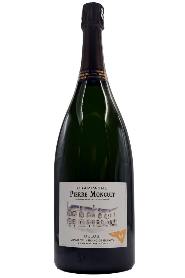 Bottle of Pierre Moncuit Champagne Grand Cru Blanc de Blancs Extra Brut Delos NV (1.5L)-Sparkling Wine-Flatiron SF