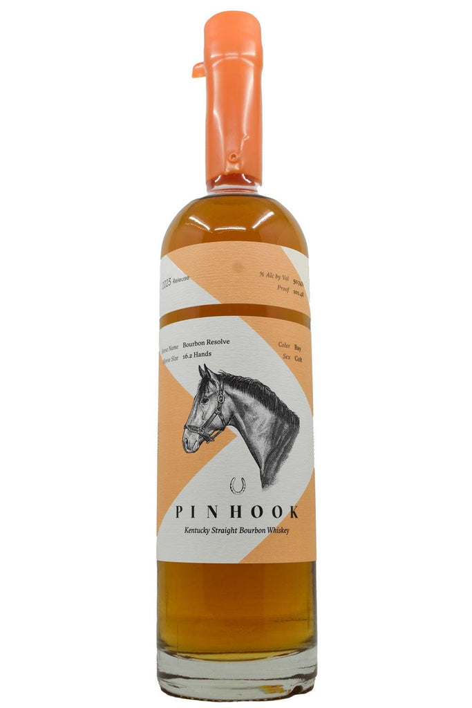 Bottle of Pinhook 2023 Flagship Bourbon Orange Wax-Spirits-Flatiron SF