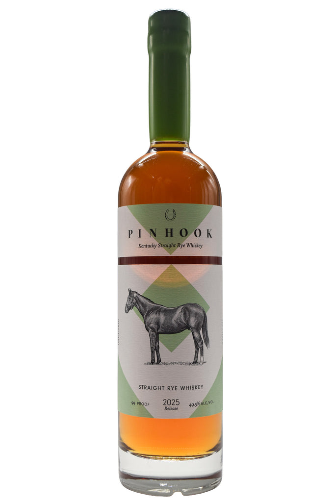 Bottle of Pinhook Flagship Rye Green Wax 2025-Spirits-Flatiron SF
