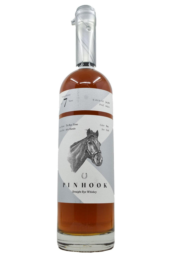 Bottle of Pinhook Straight Bourbon Whiskey War Vertical Series 7 Year-Spirits-Flatiron SF