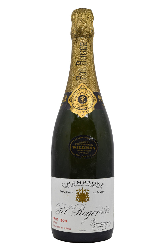 Bottle of Pol Roger Champagne Extra Cuvee de Reserve Brut 1979-Sparkling Wine-Flatiron SF