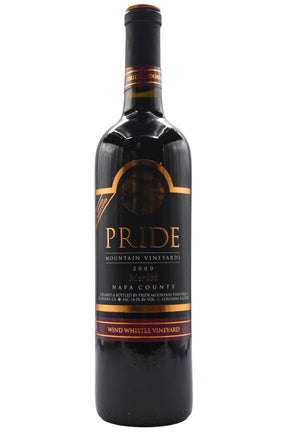 Bottle of Pride Mountain Vineyards Merlot Vintner's Select Wind Whistle Vineyard 2000-Red Wine-Flatiron SF
