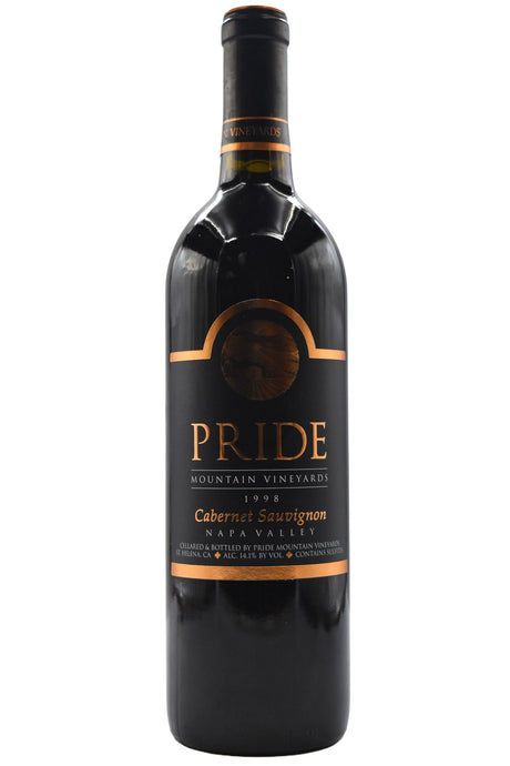Bottle of Pride Mountain Vineyards Napa Valley Cabernet Sauvignon 1998-Red Wine-Flatiron SF