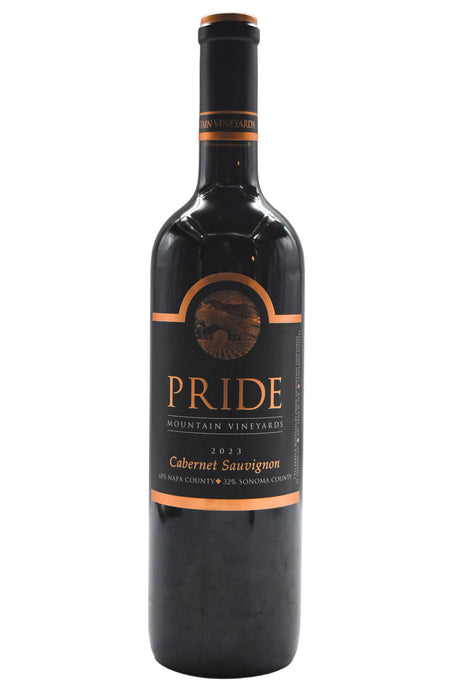 Bottle of Pride Mountain Vineyards Napa/Sonoma Cabernet Sauvignon 2023-Red Wine-Flatiron SF