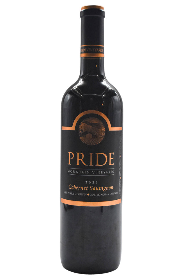 Bottle of Pride Mountain Vineyards Napa/Sonoma Cabernet Sauvignon 2023-Red Wine-Flatiron SF