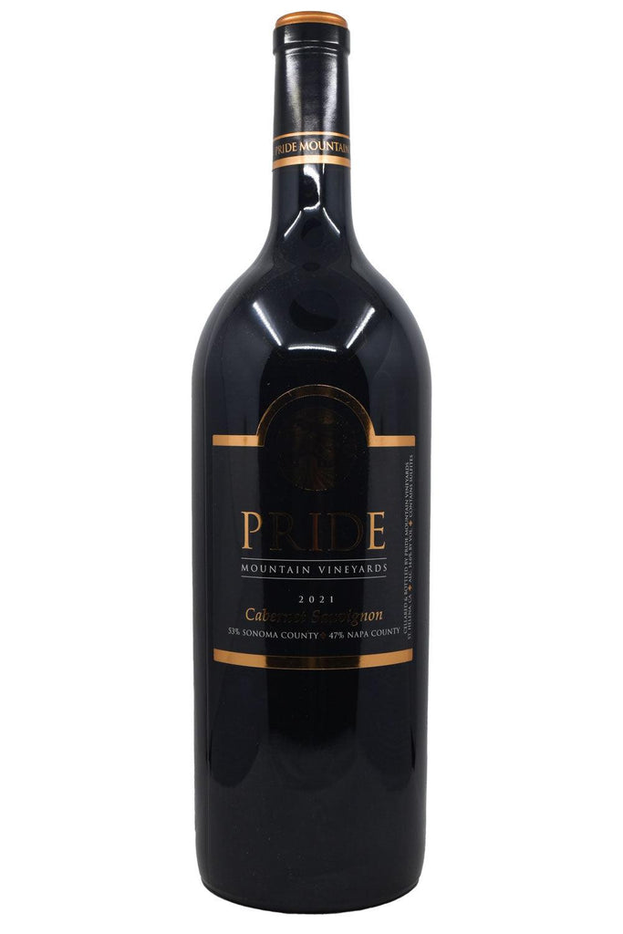 Bottle of Pride Mountain Vineyards Napa/Sonoma Counties Cabernet Sauvignon 2021 (1.5L)-Red Wine-Flatiron SF