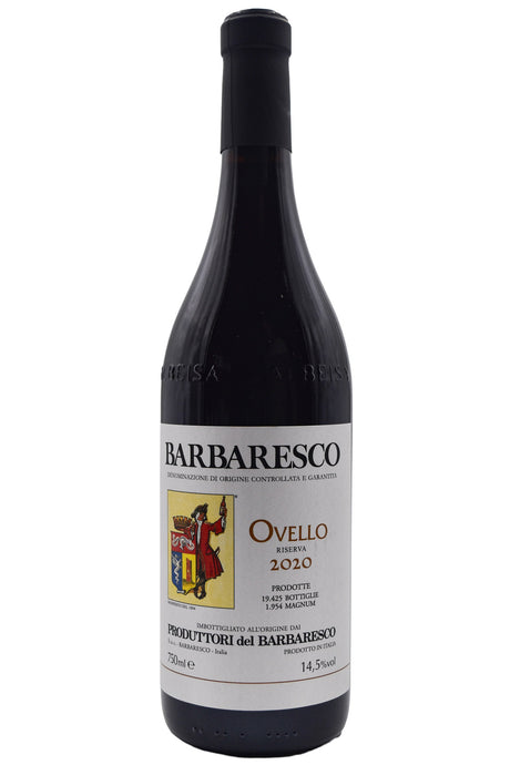 Bottle of Produttori del Barbaresco Barbaresco Ovello Riserva 2020-Red Wine-Flatiron SF
