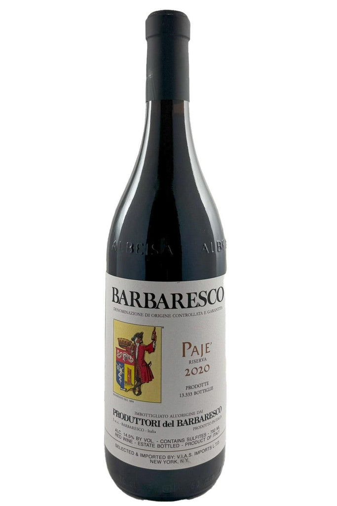 Bottle of Produttori del Barbaresco Barbaresco Paje 2020-Red Wine-Flatiron SF