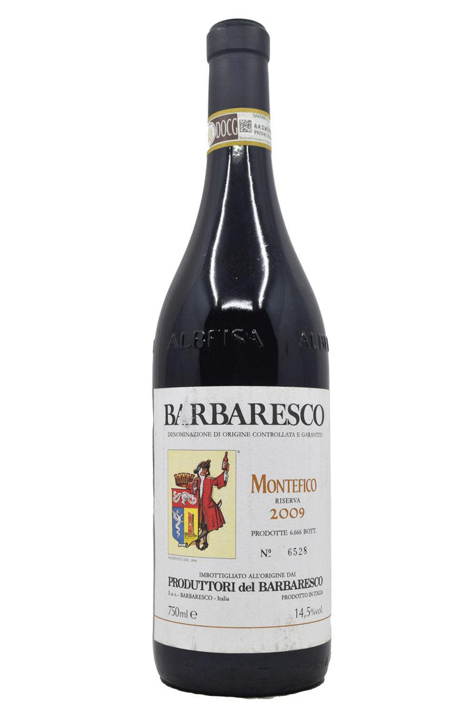 Bottle of Produttori del Barbaresco Barbaresco Riserva Montefico 2009-Red Wine-Flatiron SF