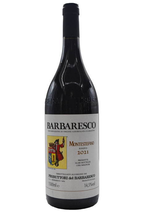 Bottle of Produttori del Barbaresco Barbaresco Riserva Montestefano 2021 (1.5L)-Red Wine-Flatiron SF