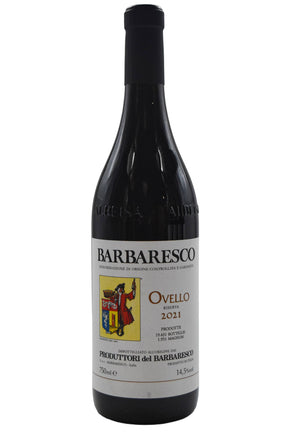 Bottle of Produttori del Barbaresco Barbaresco Riserva Ovello 2021-Red Wine-Flatiron SF