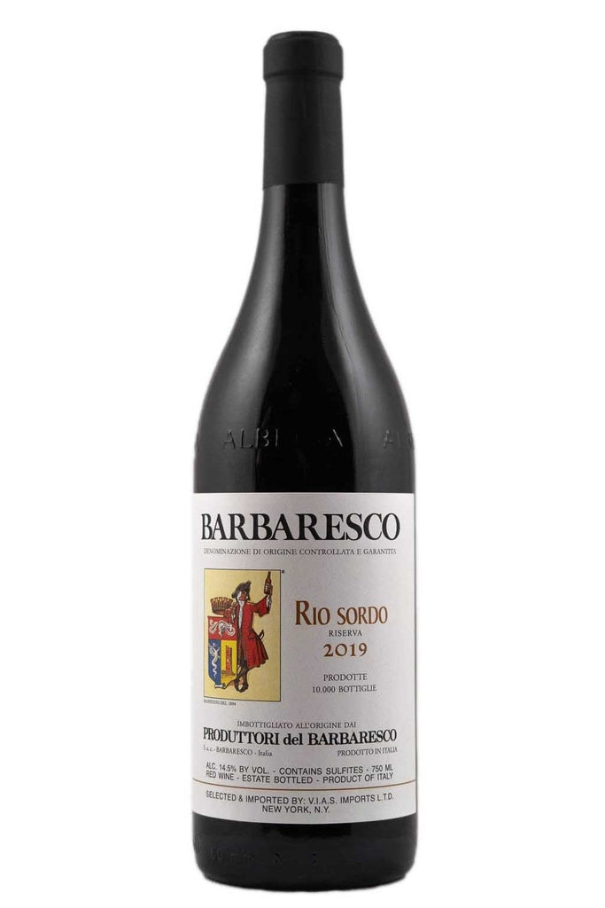 Bottle of Produttori del Barbaresco Barbaresco Riserva Rio Sordo 2019-Red Wine-Flatiron SF