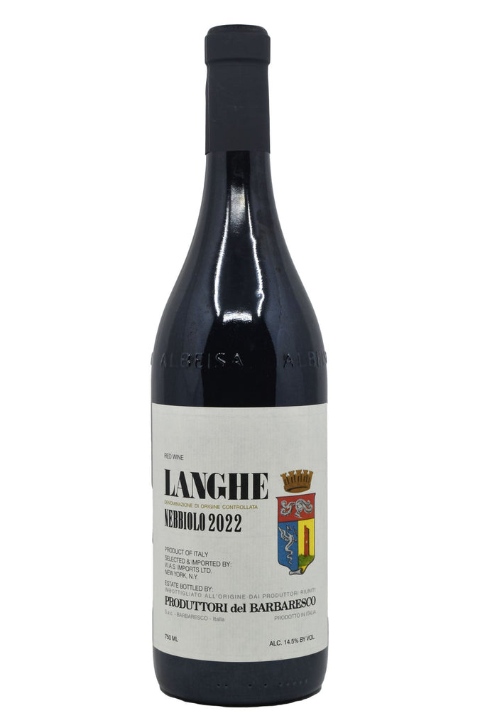 Bottle of Produttori del Barbaresco Langhe Nebbiolo 2022-Red Wine-Flatiron SF