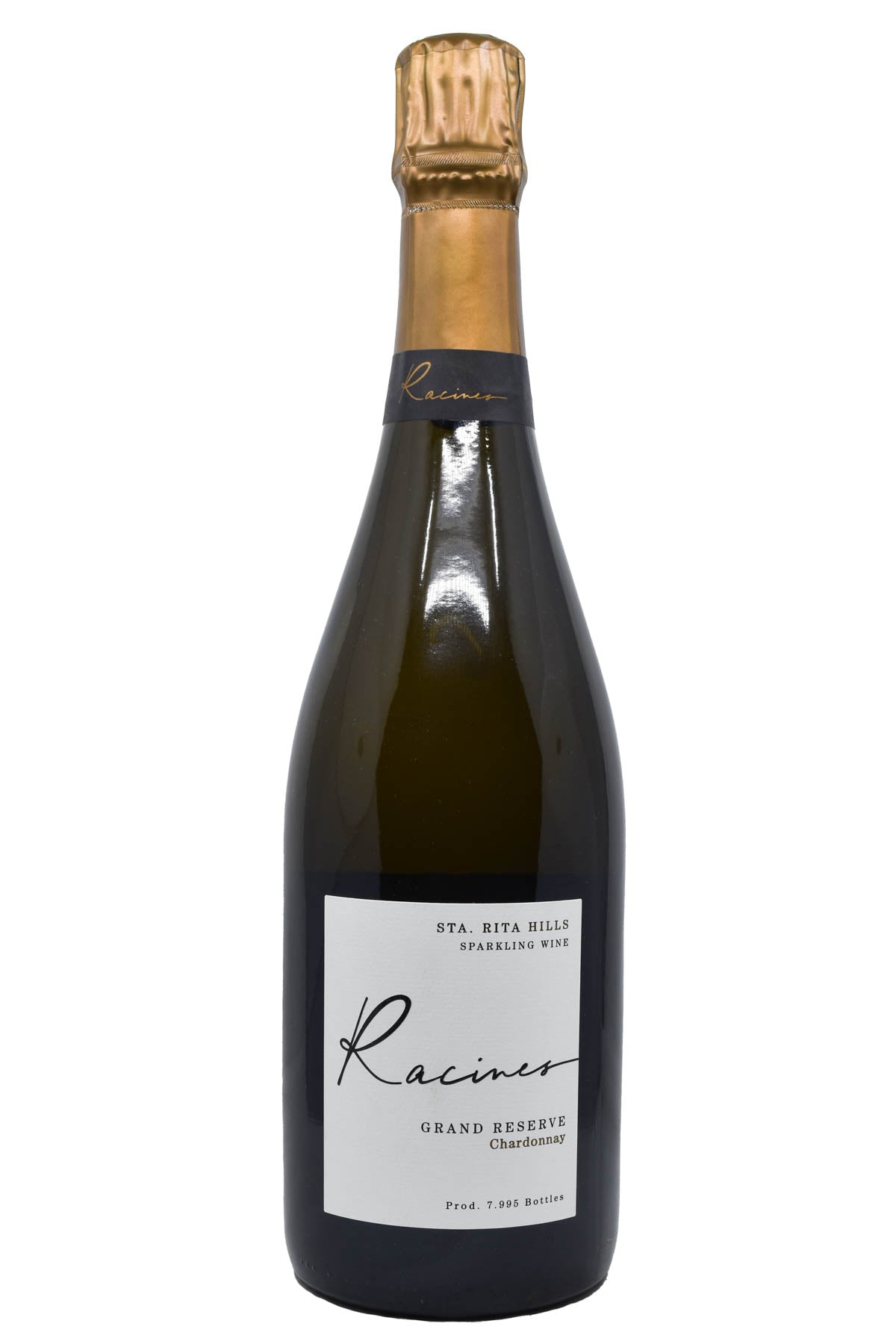 Bottle of Racines Grand Reserve Sparkling Chardonnay ['19 Base] NV-Sparkling Wine-Flatiron SF