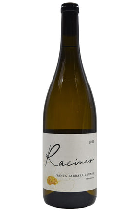 Bottle of Racines Santa Barbara County Chardonnay 2023-White Wine-Flatiron SF