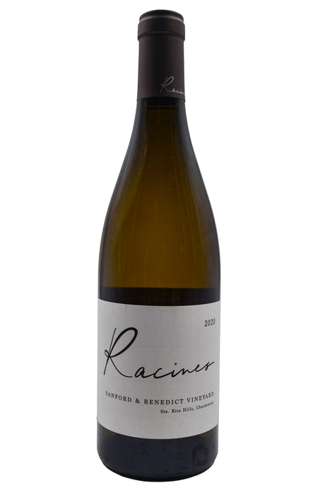 Bottle of Racines Sta. Rita Hills Chardonnay Sanford & Benedict Vineyard 2020-White Wine-Flatiron SF