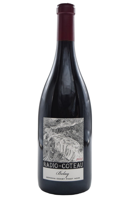 Bottle of Radio-Coteau Sonoma Coast Pinot Noir Belay 2022-Red Wine-Flatiron SF