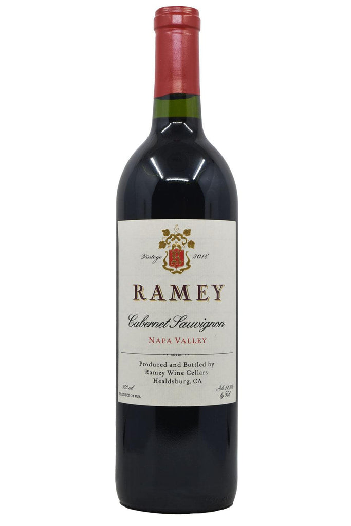 Bottle of Ramey Napa Valley Cabernet Sauvignon 2018-Red Wine-Flatiron SF