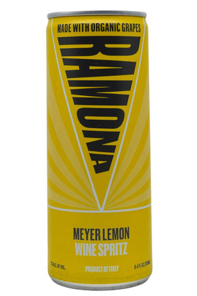 Bottle of Ramona Organic Meyer Lemon Wine Spritz (250ml)-Spirits-Flatiron SF