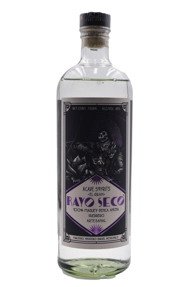 Bottle of Rayo Seco Israel Petronio Guerrero Penca Ancha Mezcal-Spirits-Flatiron SF
