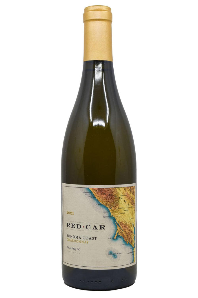 Bottle of Red Car Sonoma Coast Chardonnay 2021-White Wine-Flatiron SF