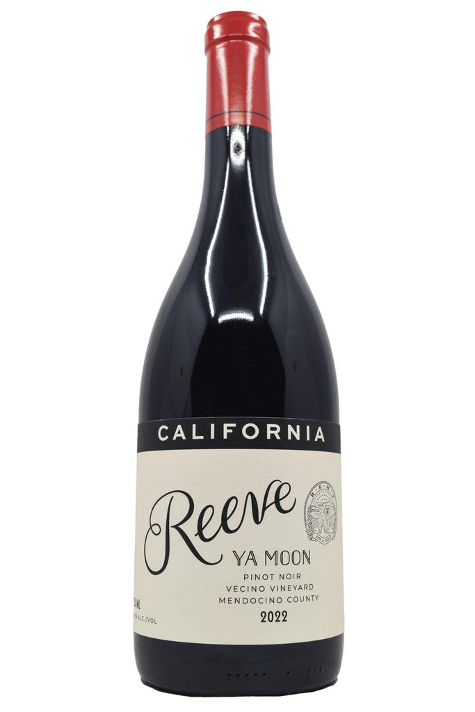 Bottle of Reeve Mendocino Pinot Noir Ya Moon Vecino Vineyard 2022-Red Wine-Flatiron SF