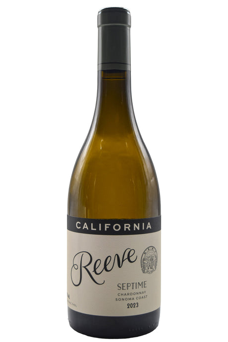 Bottle of Reeve Sonoma Coast Chardonnay Septime 2023-White Wine-Flatiron SF