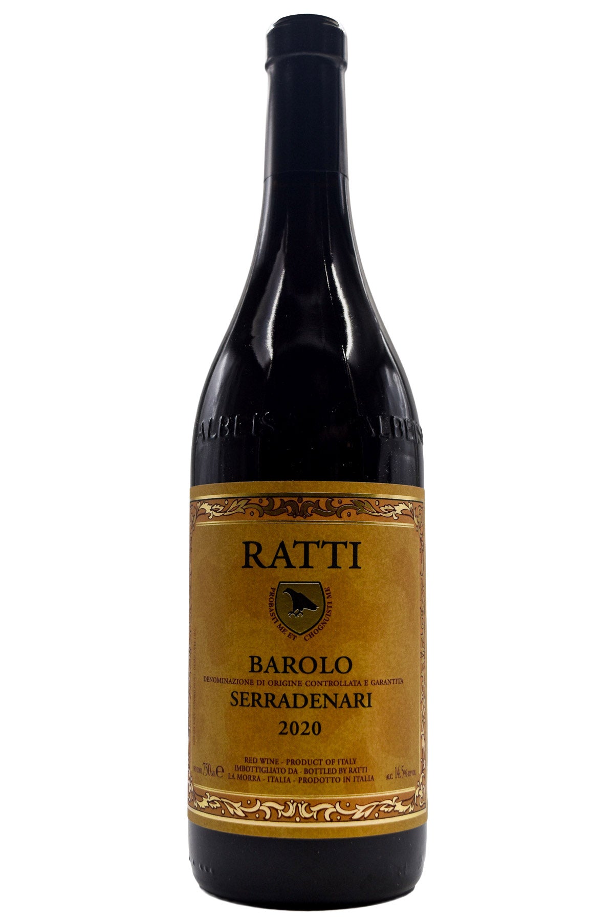 Bottle of Renato Ratti Barolo Serradenari 2020-Red Wine-Flatiron SF