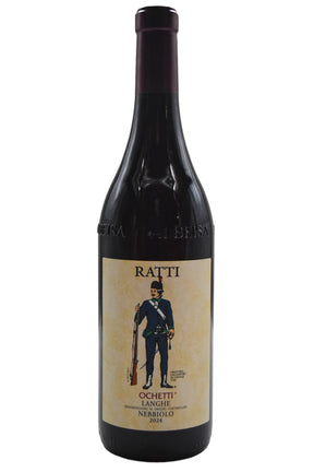 Bottle of Renato Ratti Langhe Nebbiolo Occhetti 2024-Red Wine-Flatiron SF