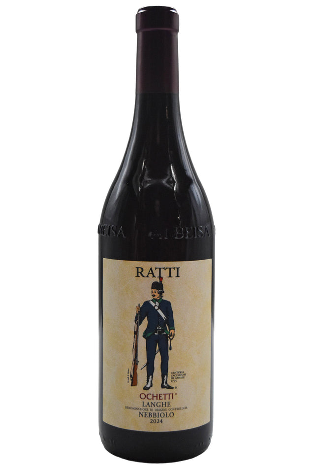 Bottle of Renato Ratti Langhe Nebbiolo Occhetti 2024-Red Wine-Flatiron SF