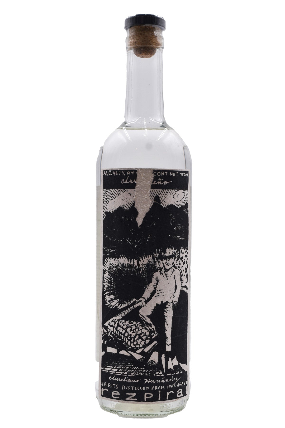 Bottle of Rezpiral Aureliano Hernandez Arroqueno S7 Mezcal-Spirits-Flatiron SF