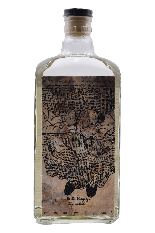 Bottle of Rezpiral Berta Vazquez Tepextate S8 Mezcal-Spirits-Flatiron SF