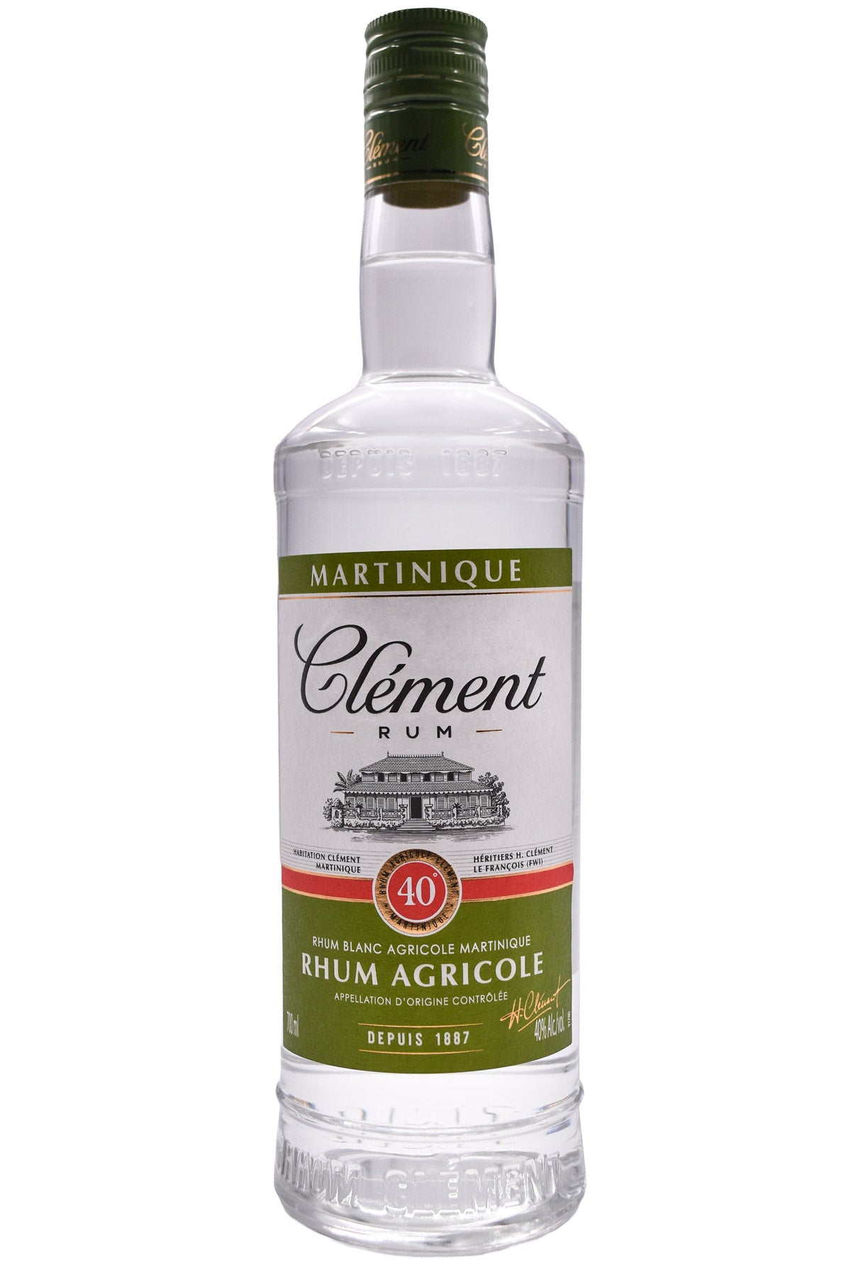 Bottle of Rhum Clement Agricole Blanc Rum-Spirits-Flatiron SF
