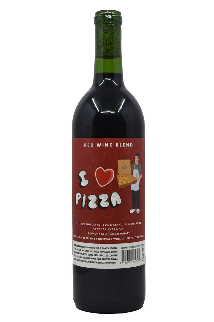 Bottle of Richvale I Heart Pizza 2022-Red Wine-Flatiron SF