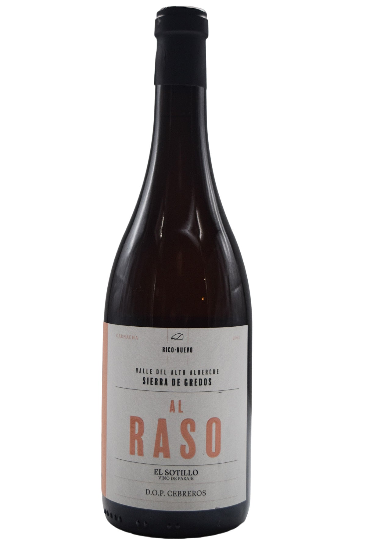 Bottle of Rico Nuevo Cebreros Garnacha Al Raso 2021-Red Wine-Flatiron SF