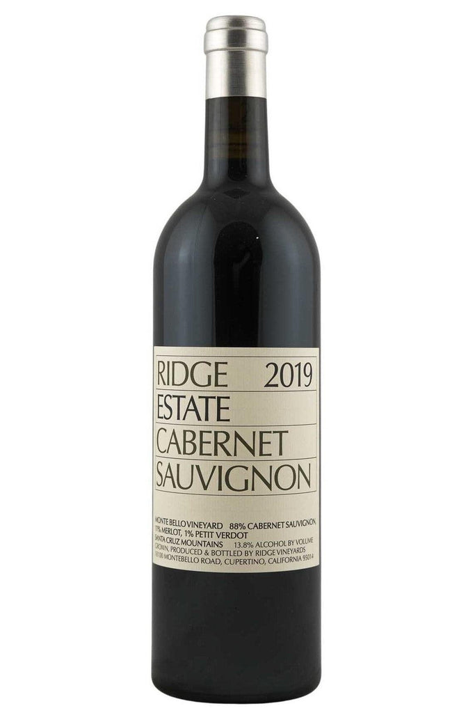 Bottle of Ridge Vineyards Cabernet Sauvignon Estate 2019-Red Wine-Flatiron SF