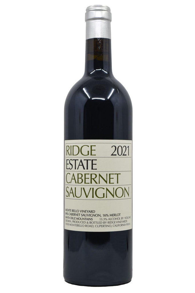 Bottle of Ridge Vineyards Estate Cabernet Sauvignon 2021-Red Wine-Flatiron SF