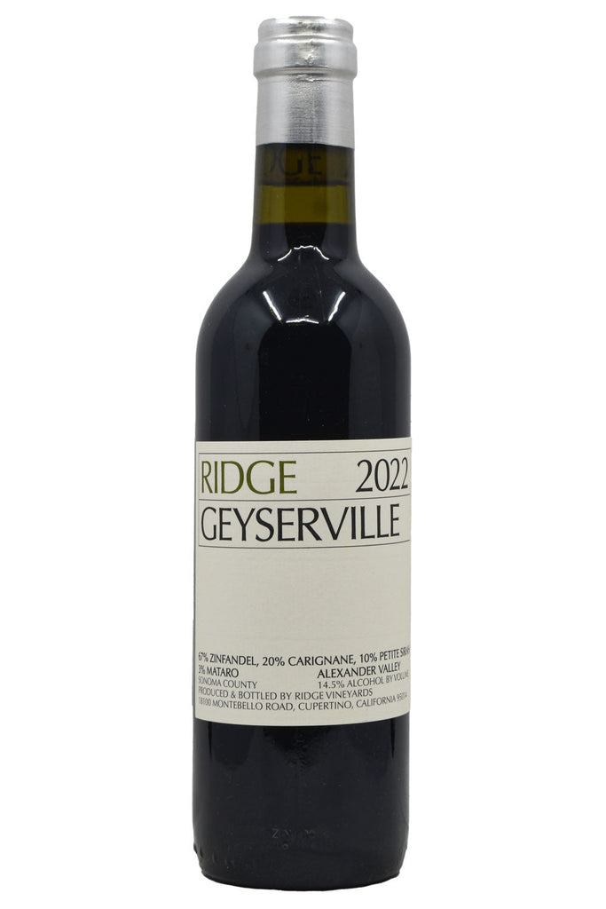 Bottle of Ridge Vineyards Geyserville 2022 (375ml)-Red Wine-Flatiron SF