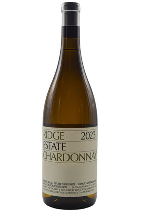 Bottle of Ridge Vineyards Santa Cruz Mountains Chardonnay Estate 2023-White Wine-Flatiron SF