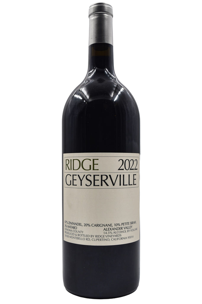 Bottle of Ridge Vineyards Sonoma County Geyserville Red Blend 2022 (1.5L)-Red Wine-Flatiron SF