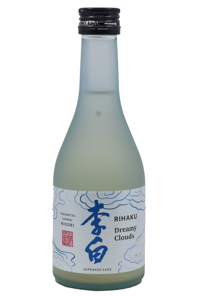 Bottle of Rihaku Tokubetsu Junmai Nigori Sake Dreamy Clouds (300ml)-Sake-Flatiron SF