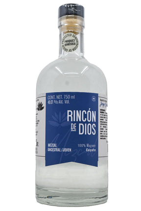 Bottle of Rincon de Dios Mezcal Ancestral Joven Coyote-Spirits-Flatiron SF
