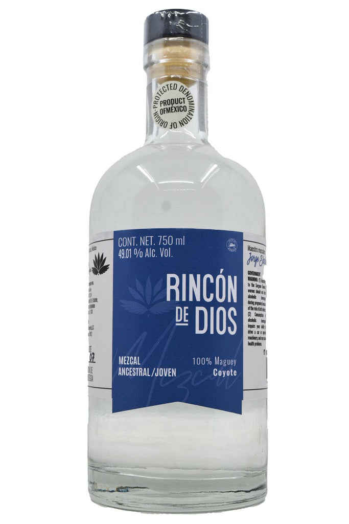 Bottle of Rincon de Dios Mezcal Ancestral Joven Coyote-Spirits-Flatiron SF