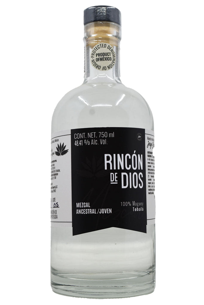 Bottle of Rincon de Dios Mezcal Ancestral Joven Tobala-Spirits-Flatiron SF