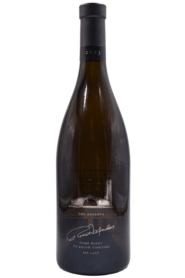 Bottle of Robert Mondavi Fume Blanc To Kalon Vineyard Reserve 2023-White Wine-Flatiron SF