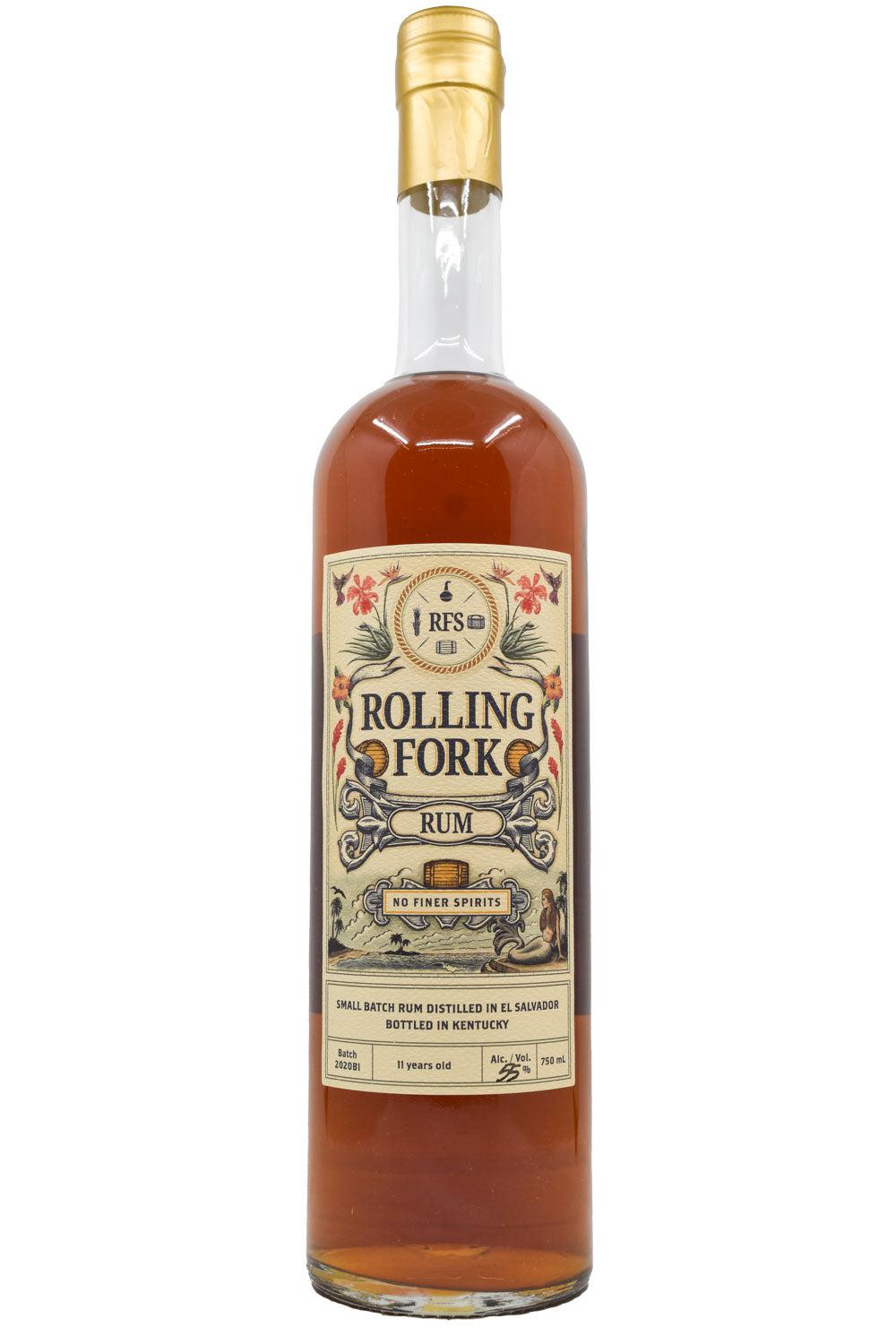 Bottle of Rolling Fork 11 Year El Salvador Rum-Spirits-Flatiron SF