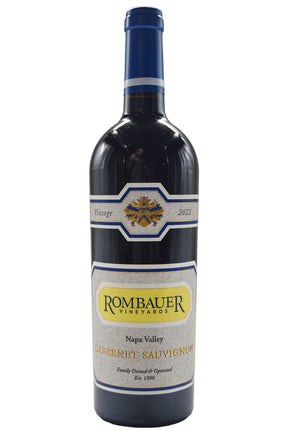 Bottle of Rombauer Napa Valley Cabernet Sauvignon 2022-Red Wine-Flatiron SF