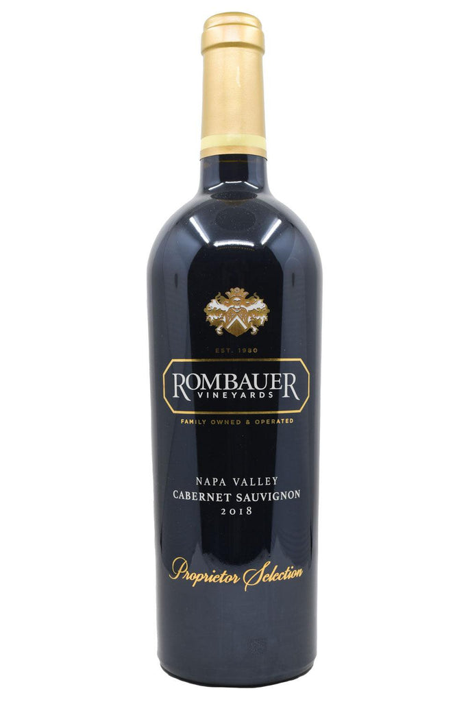 Bottle of Rombauer Napa Valley Cabernet Sauvignon Proprietor Selection 2018-Red Wine-Flatiron SF